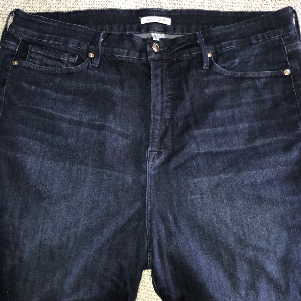 Good American Plus Size Good Leg Jeans Size 22.